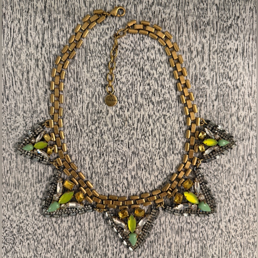 2011 Stella & Dot Palmia Statement Necklace, EUC, Archive Collection, Retired